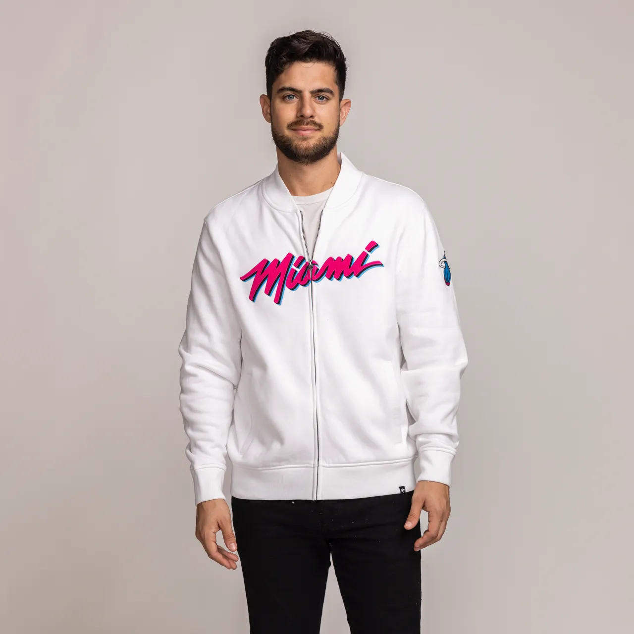 '47 Brand Miami HEAT Original Vice Camden Track Jacket
