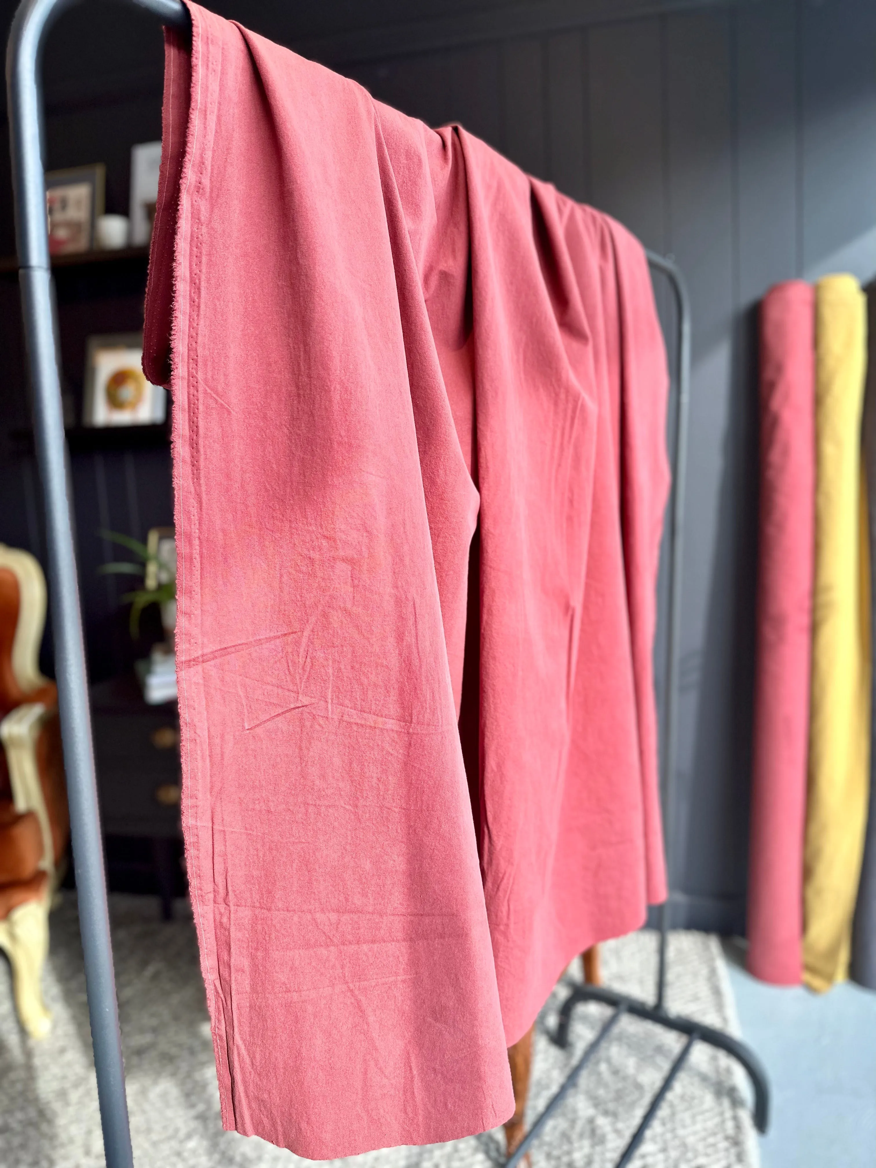 7.1 oz 100% Organic Washed Cotton - Camel