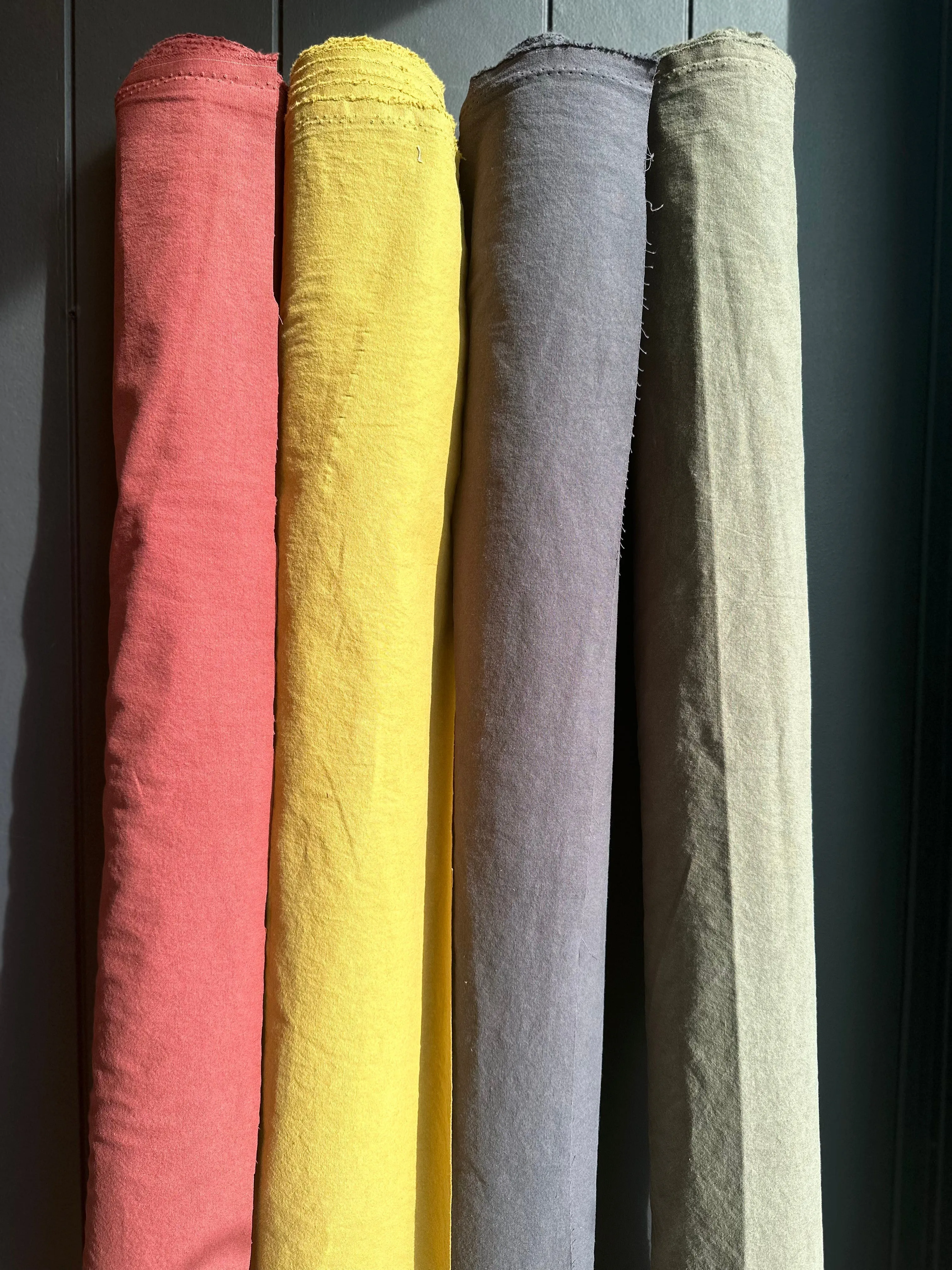 7.1 oz 100% Organic Washed Cotton - Camel