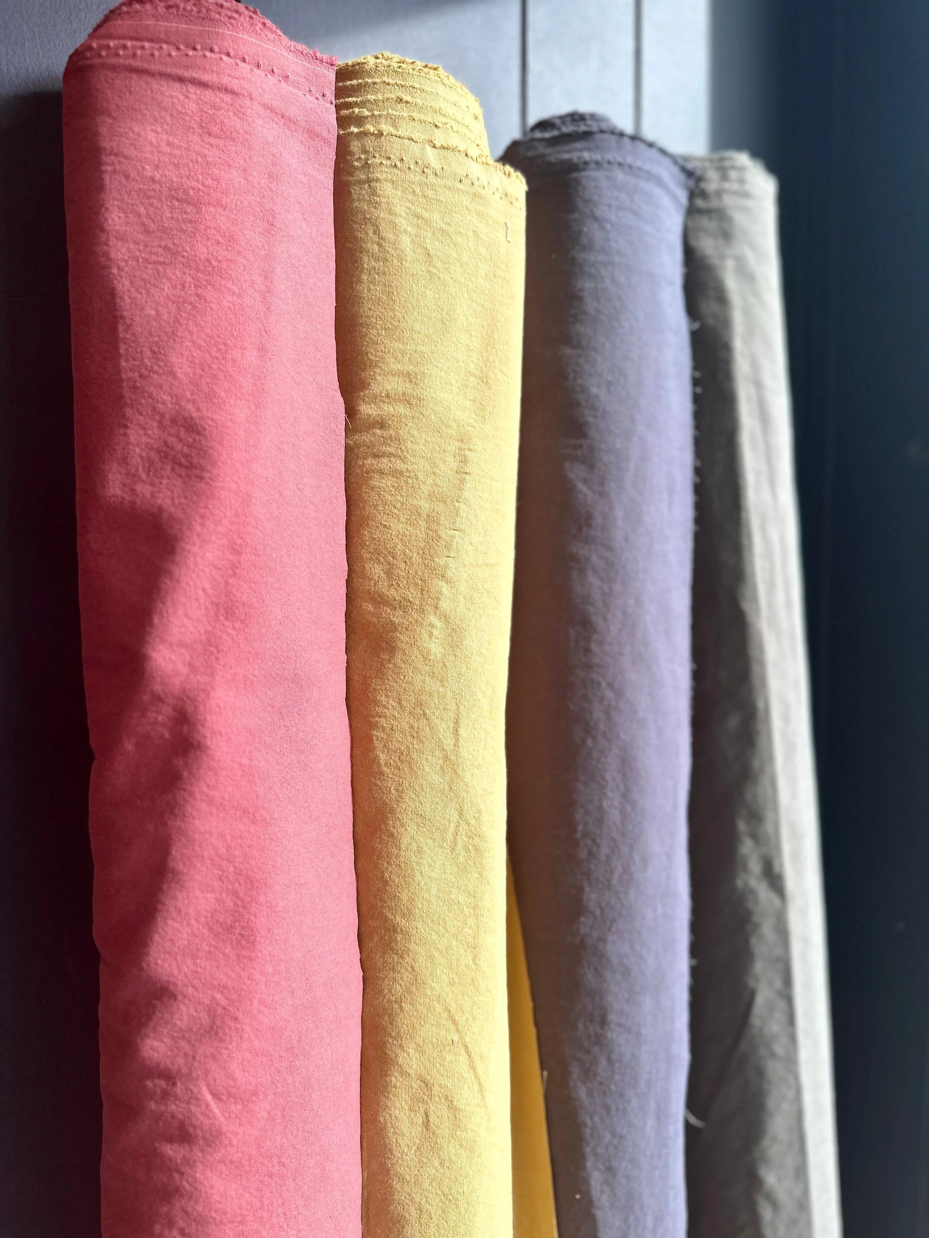 7.1 oz 100% Organic Washed Cotton - Camel