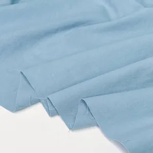 .8 MTR REMNANT 7.1 oz 100% Organic Washed Cotton - Sky