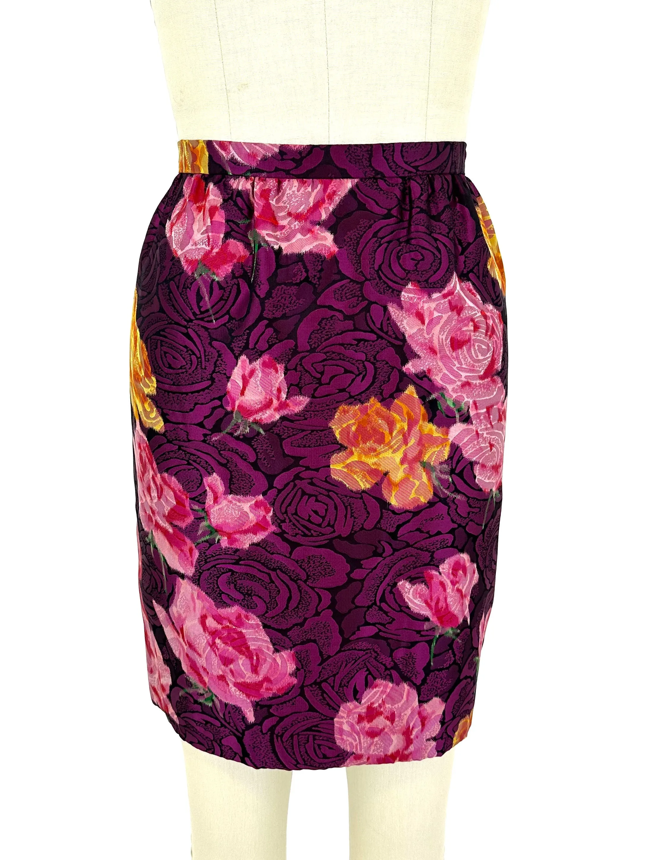 90s Christian LaCroix Jacquard Skirt Set*