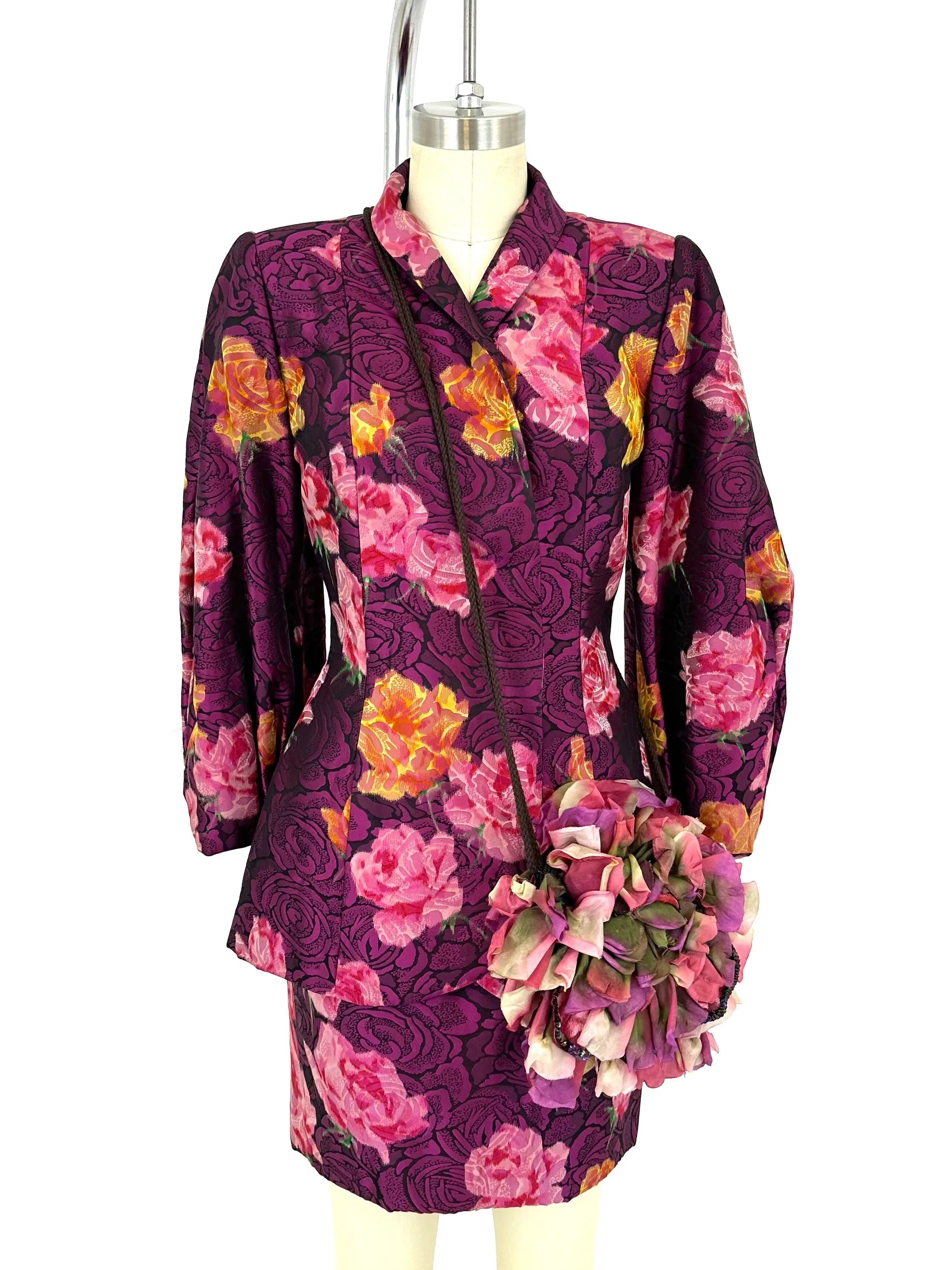 90s Christian LaCroix Jacquard Skirt Set*