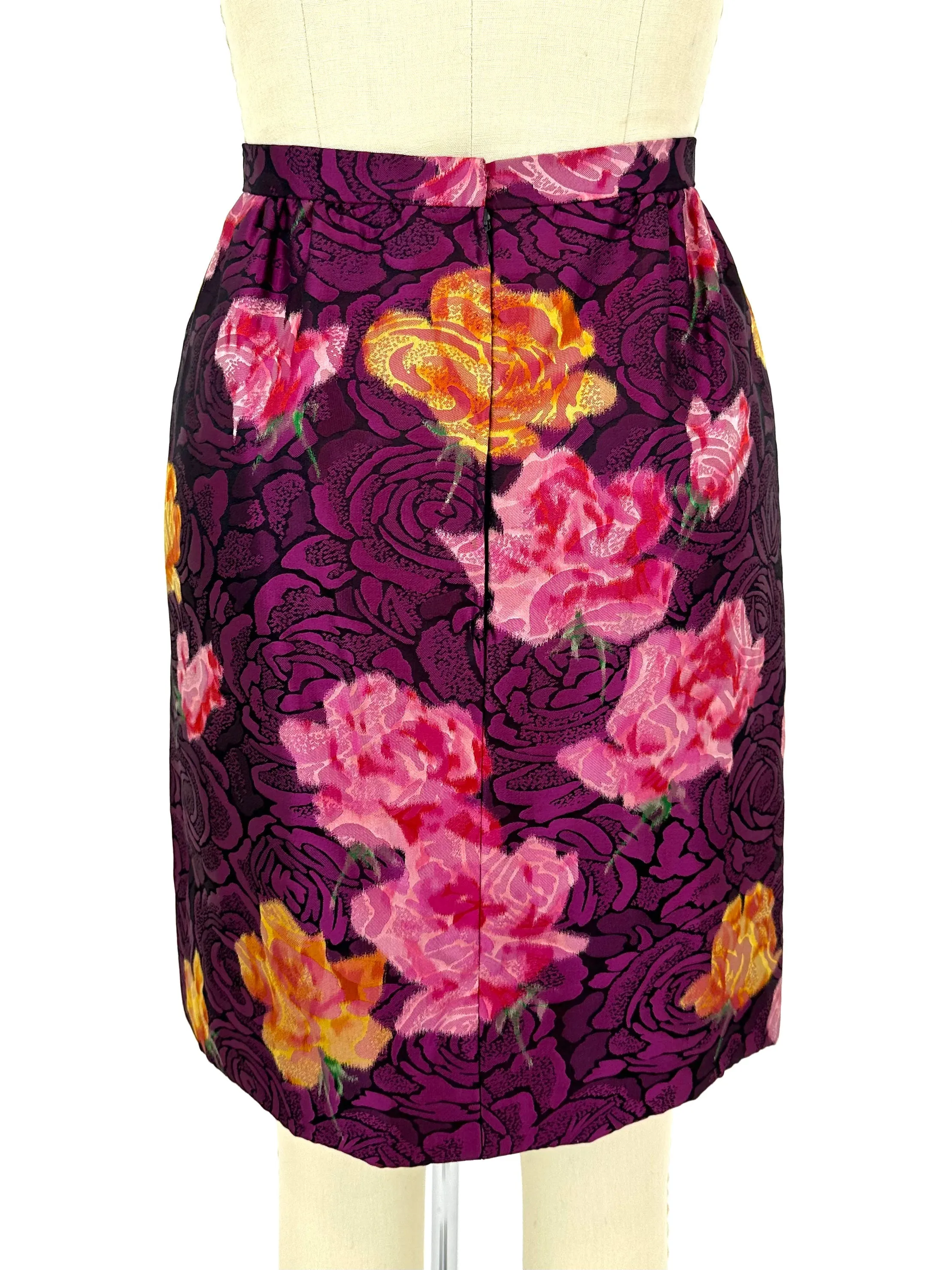 90s Christian LaCroix Jacquard Skirt Set*