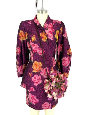 90s Christian LaCroix Jacquard Skirt Set*