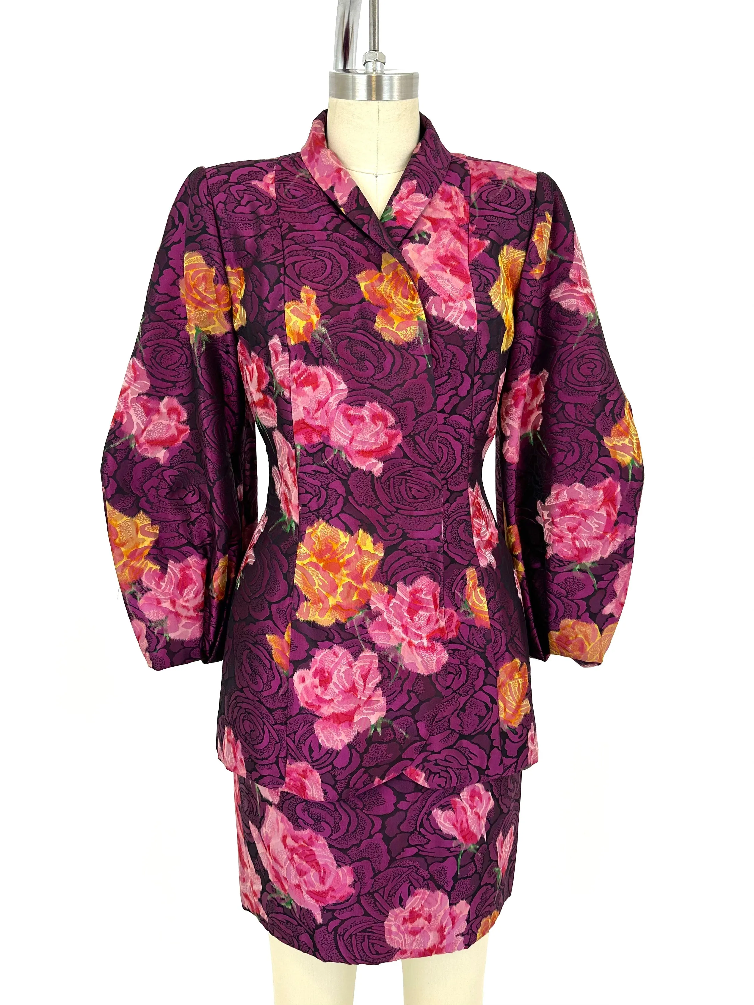 90s Christian LaCroix Jacquard Skirt Set*
