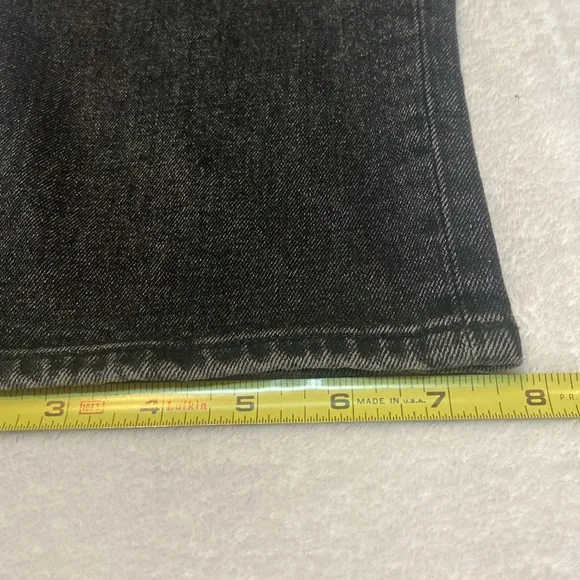 ABERCROMBIE &amp; FITCH NWT size 34 18L Slim Straight Ultra High Rise Black Jeans
