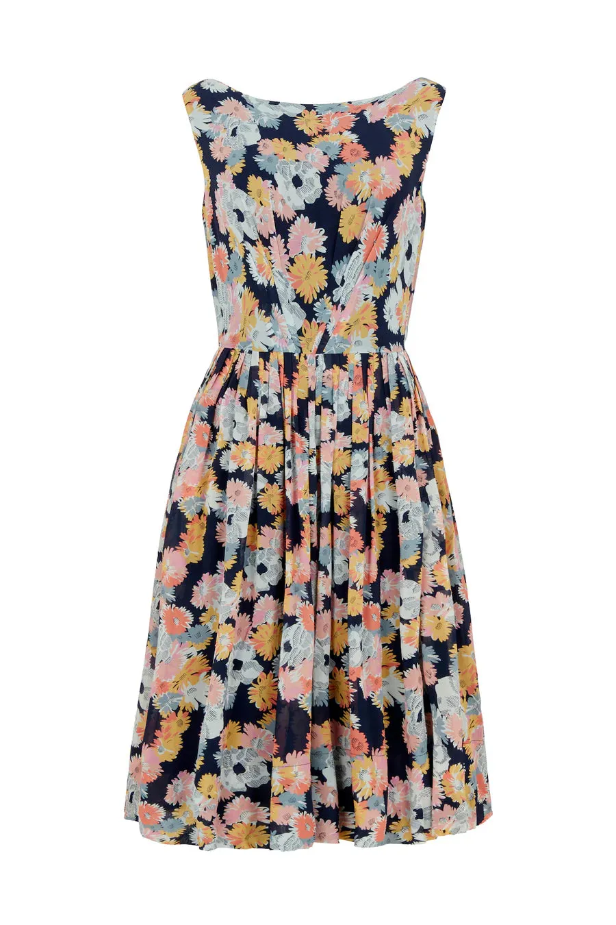 Abigail Dress - Summer Marigolds Floral