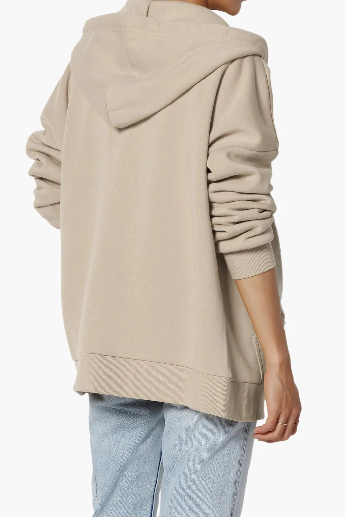 Accie Fleece Zip Hooded Jacket PLUS