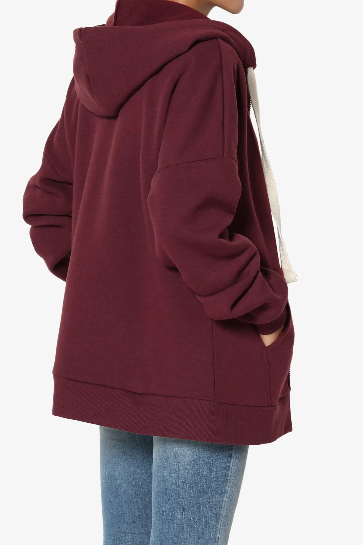Accie Fleece Zip Hooded Jacket PLUS