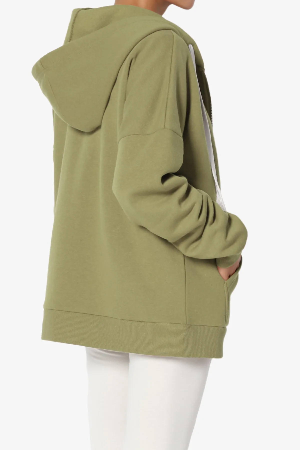 Accie Fleece Zip Hooded Jacket PLUS