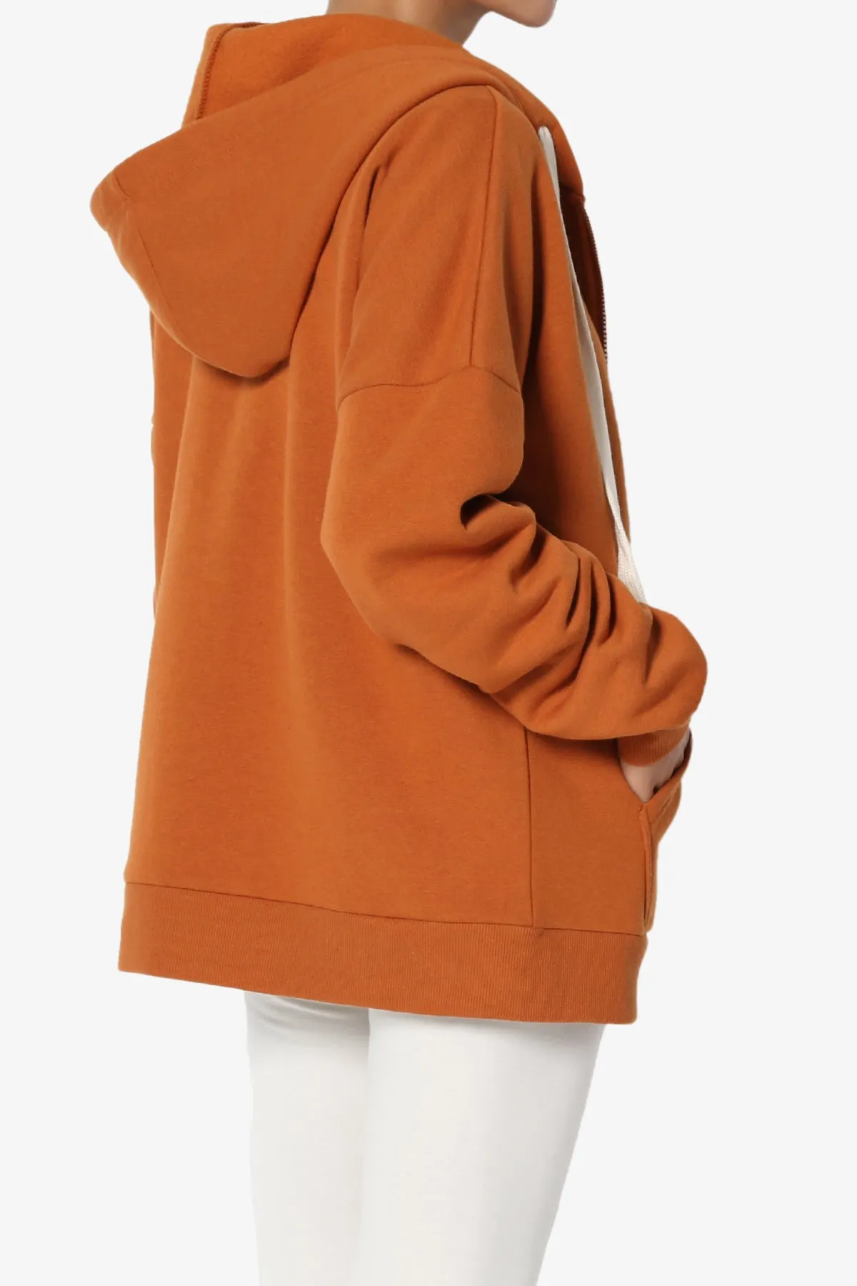 Accie Fleece Zip Hooded Jacket PLUS