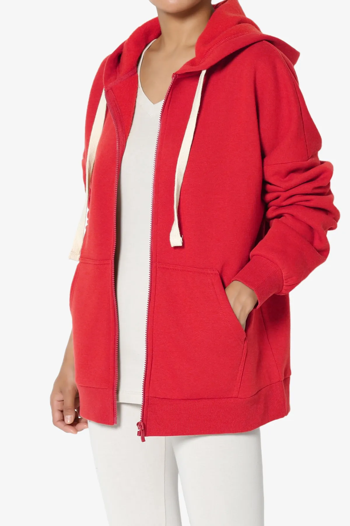 Accie Fleece Zip Hooded Jacket PLUS