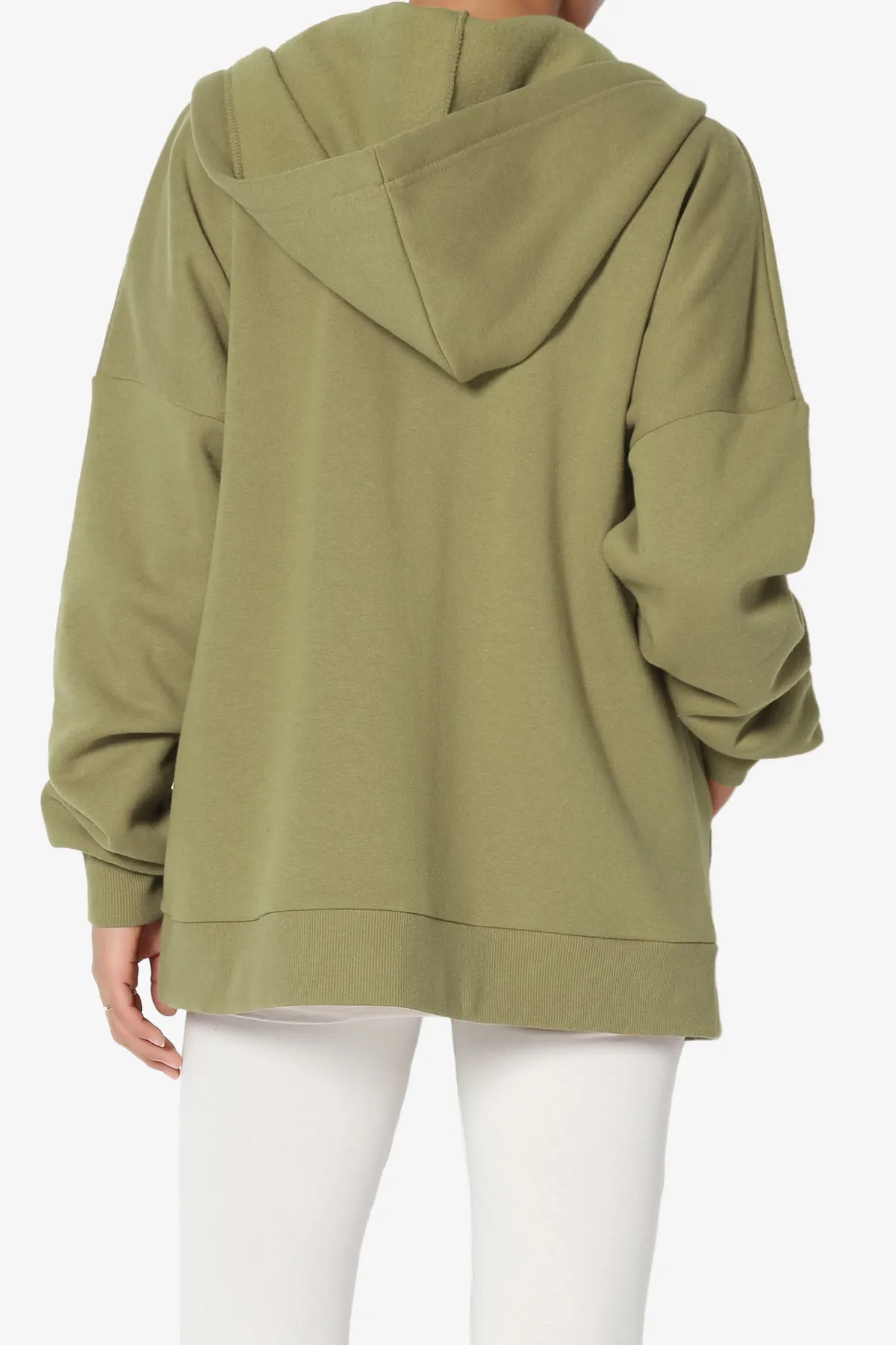 Accie Fleece Zip Hooded Jacket PLUS