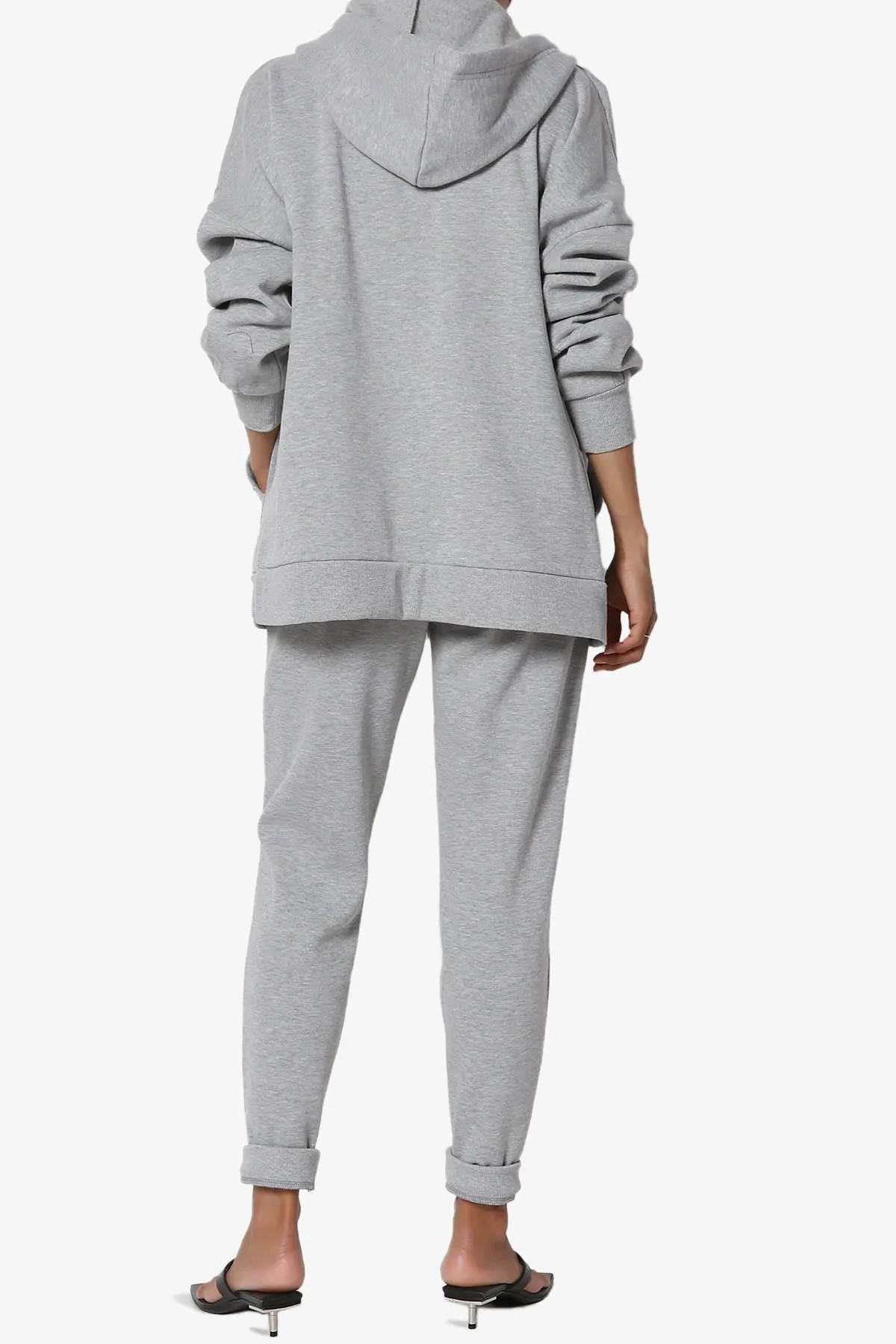 Accie Fleece Zip Hooded Jacket PLUS