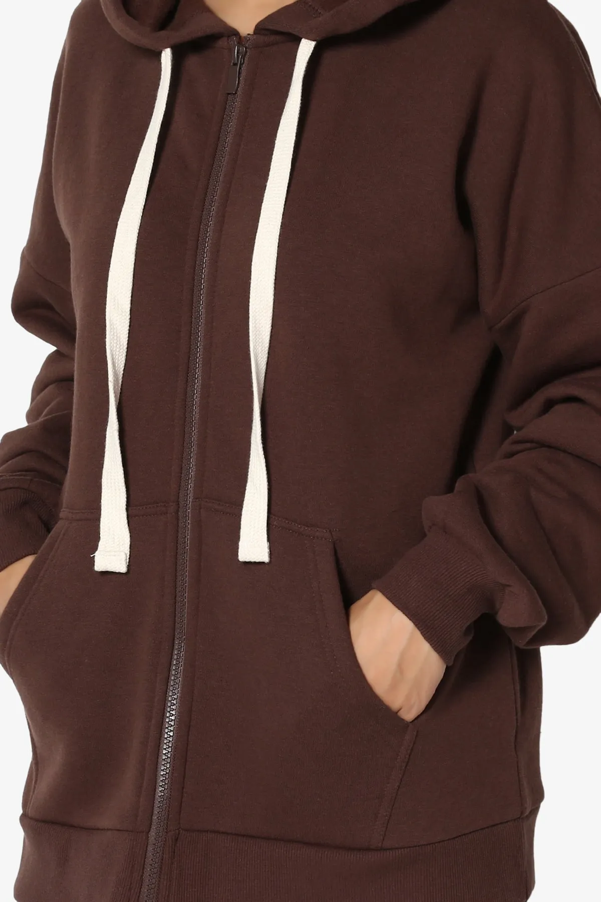 Accie Fleece Zip Hooded Jacket PLUS