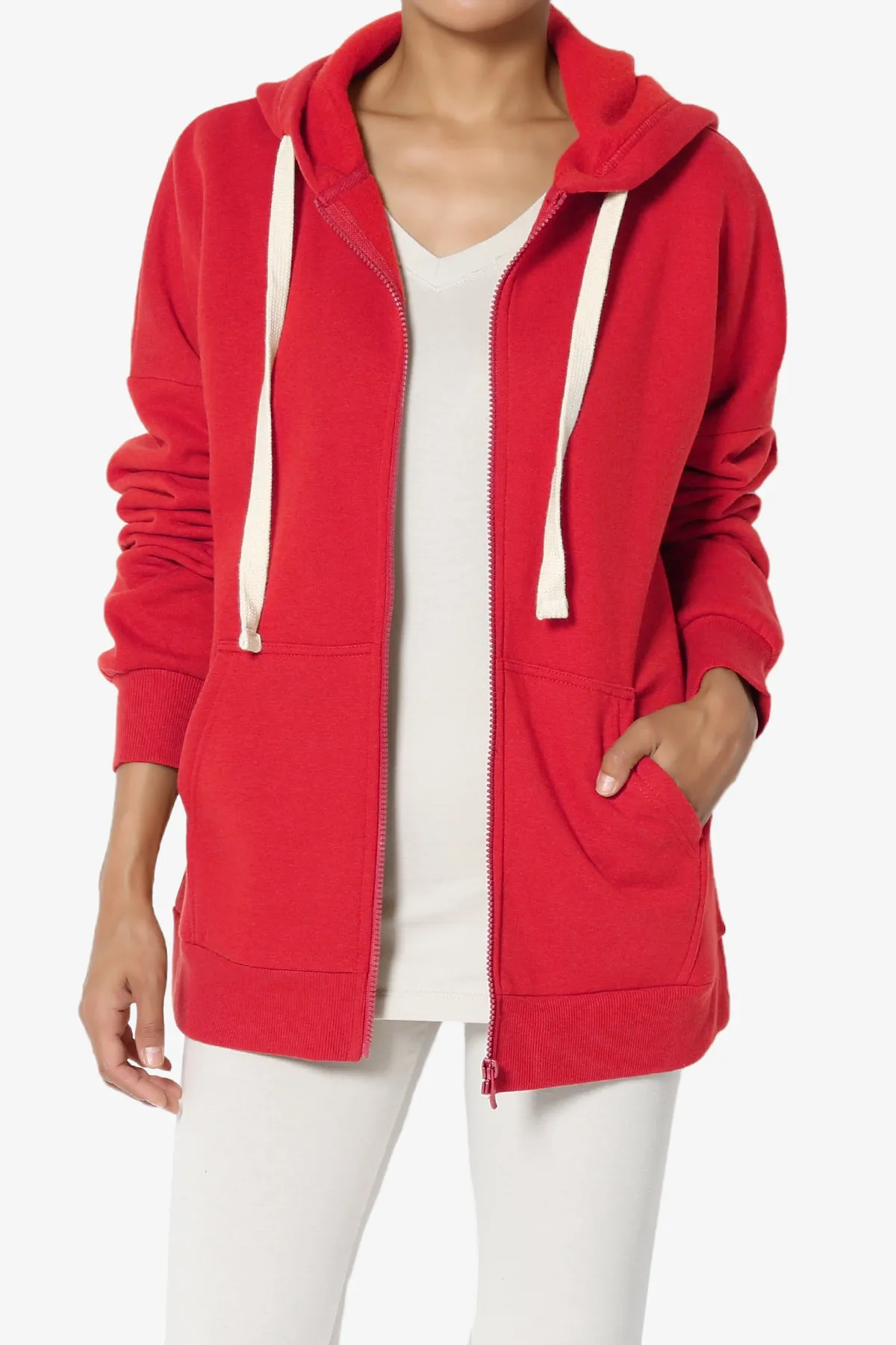 Accie Fleece Zip Hooded Jacket PLUS