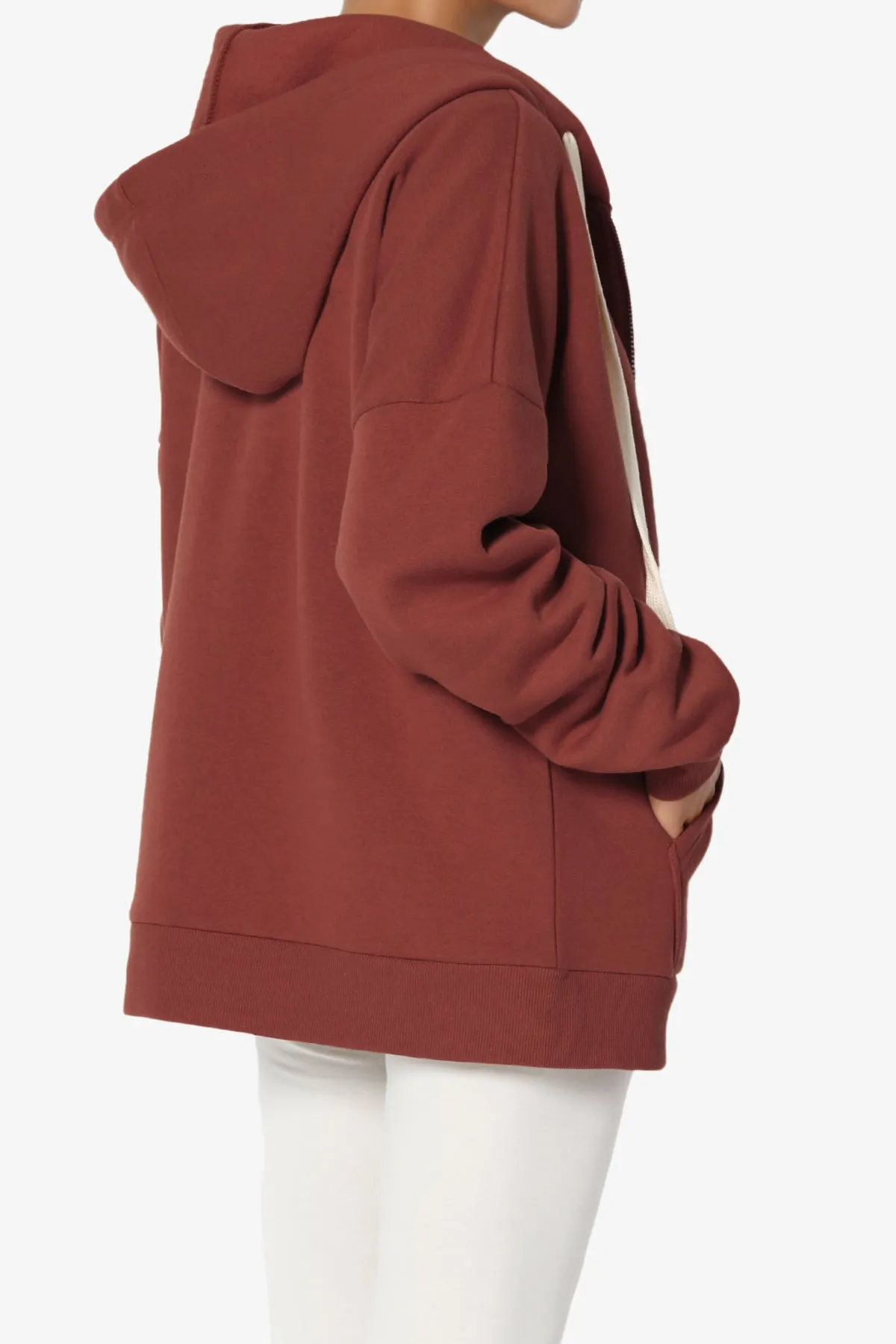Accie Fleece Zip Hooded Jacket PLUS