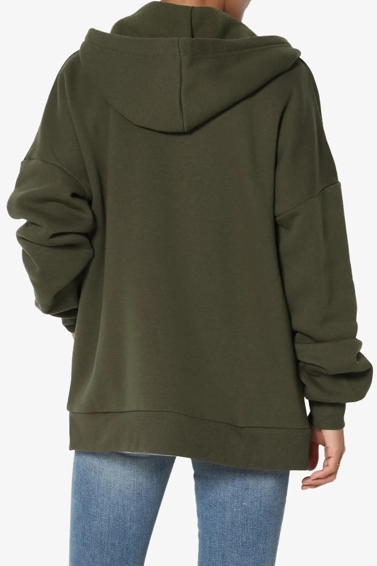 Accie Fleece Zip Hooded Jacket PLUS