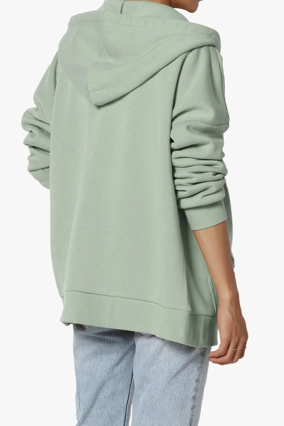 Accie Fleece Zip Hooded Jacket PLUS