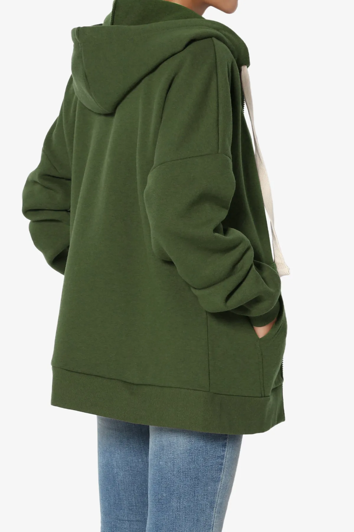 Accie Fleece Zip Hooded Jacket PLUS