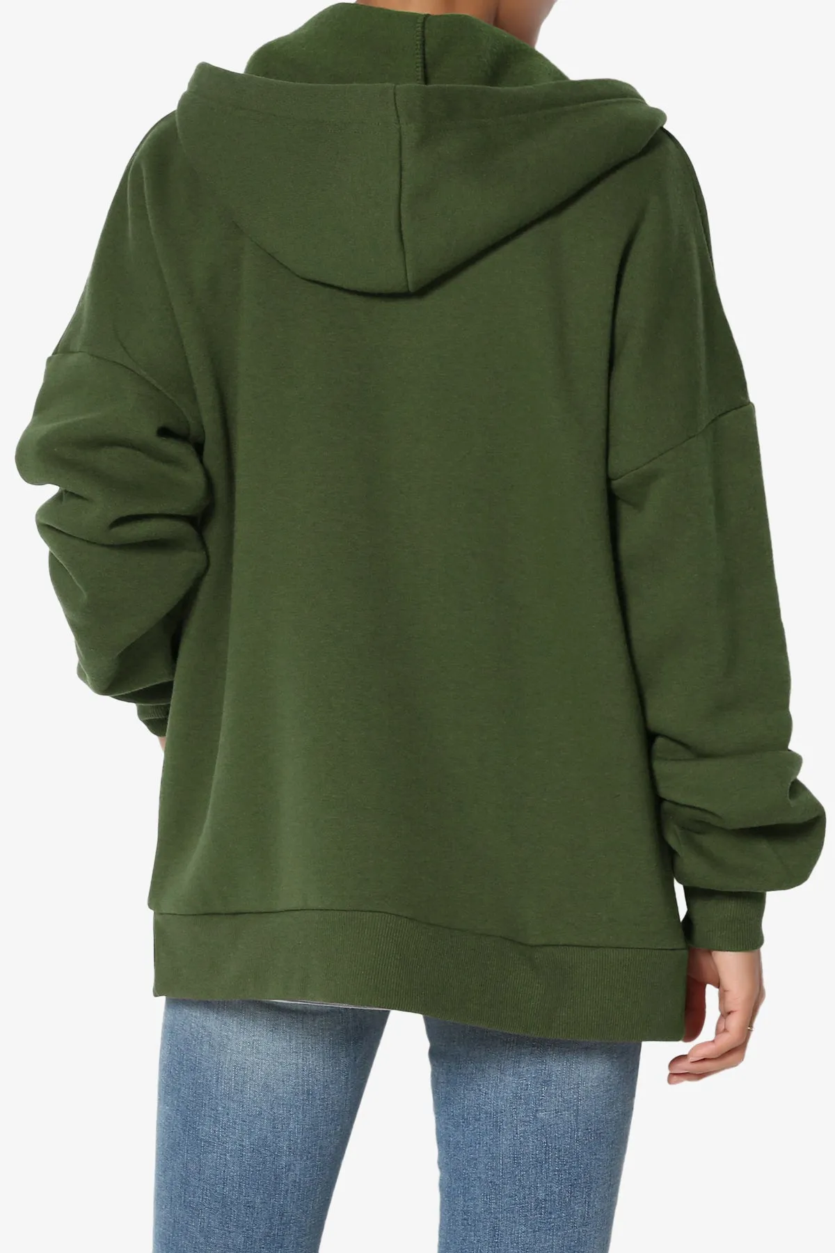 Accie Fleece Zip Hooded Jacket PLUS