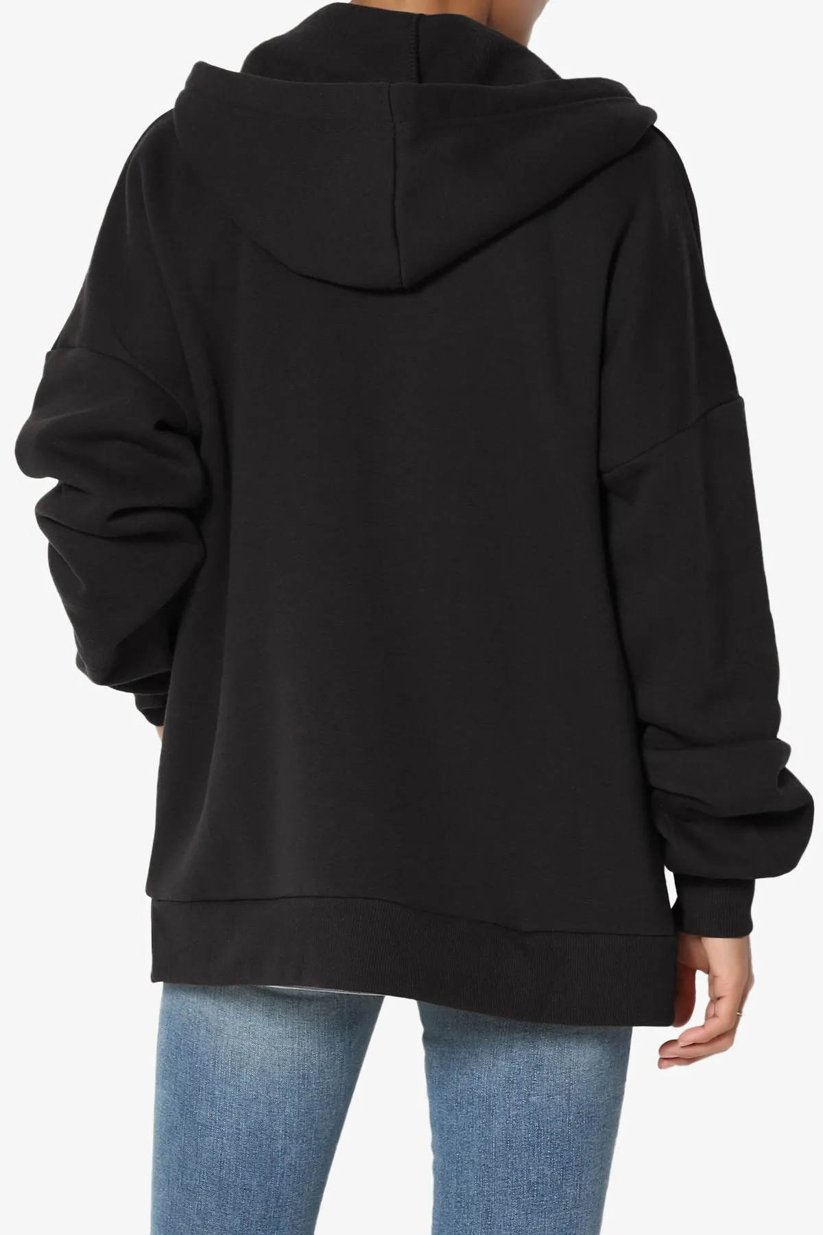 Accie Fleece Zip Hooded Jacket PLUS