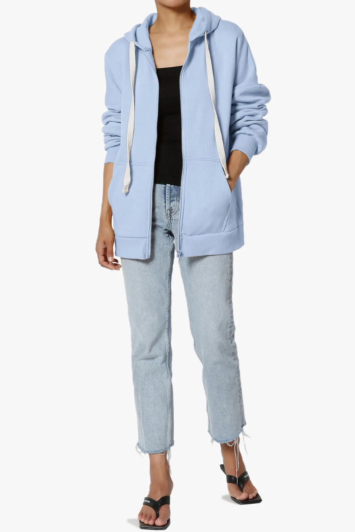 Accie Fleece Zip Hooded Jacket PLUS