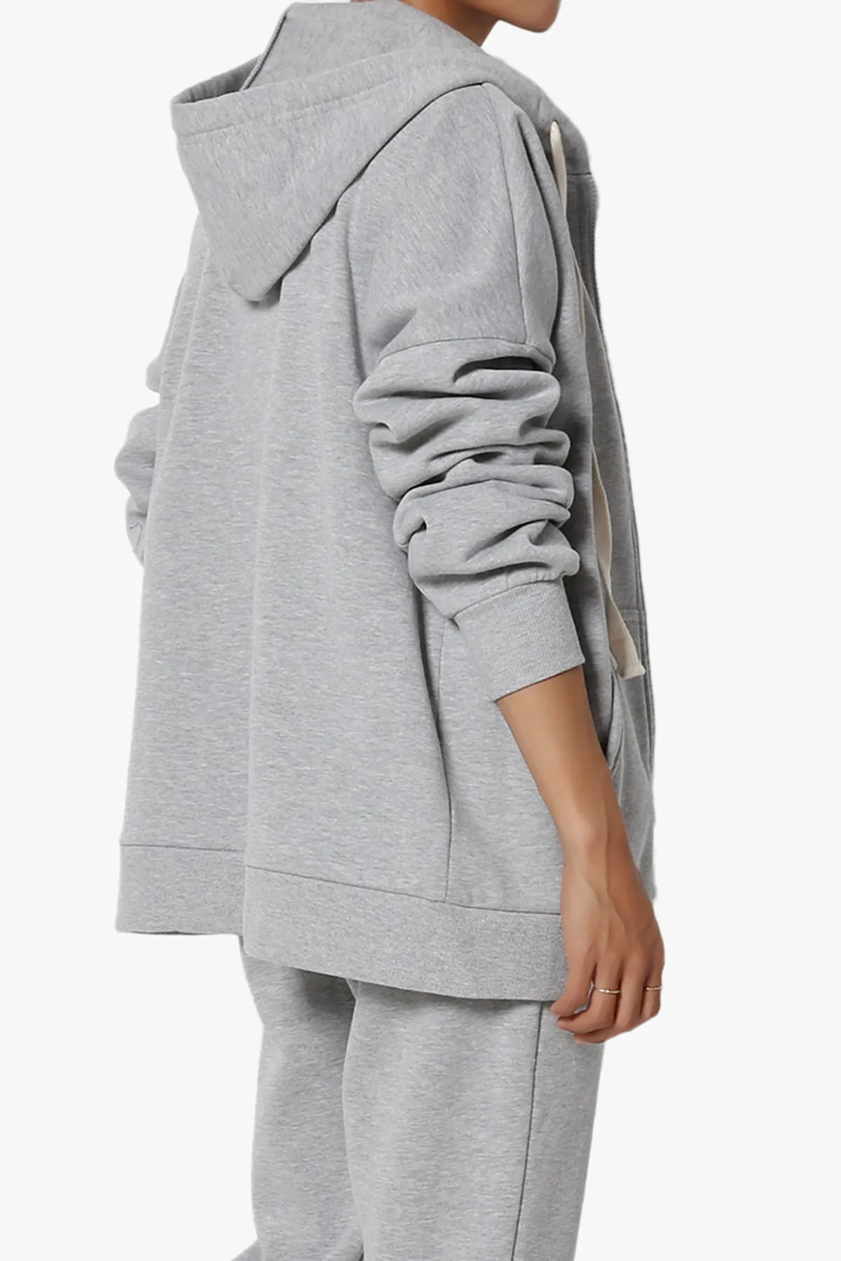 Accie Fleece Zip Hooded Jacket PLUS