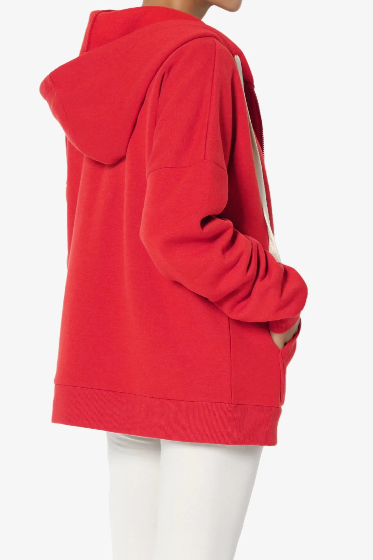 Accie Fleece Zip Hooded Jacket PLUS