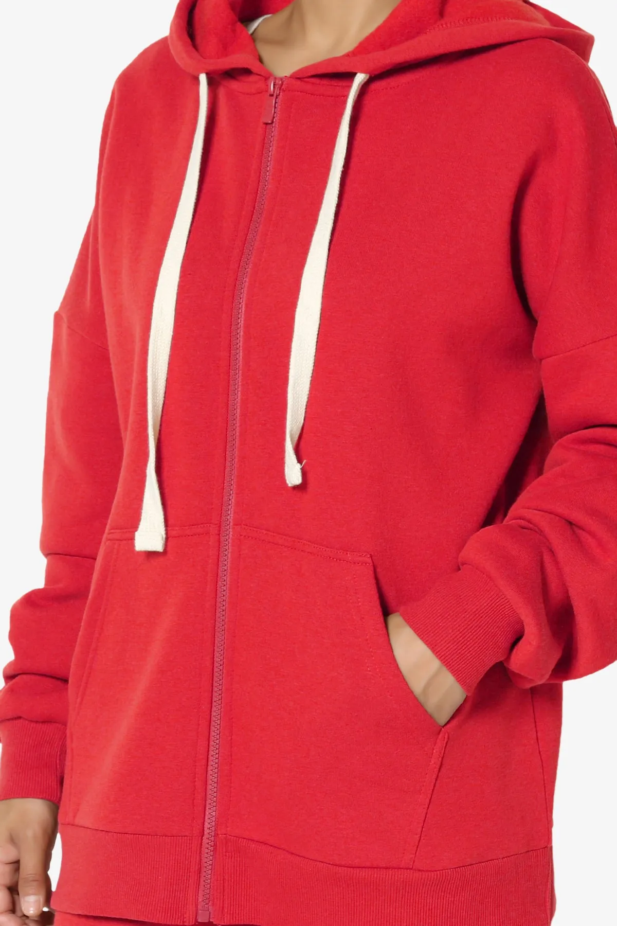 Accie Fleece Zip Hooded Jacket PLUS