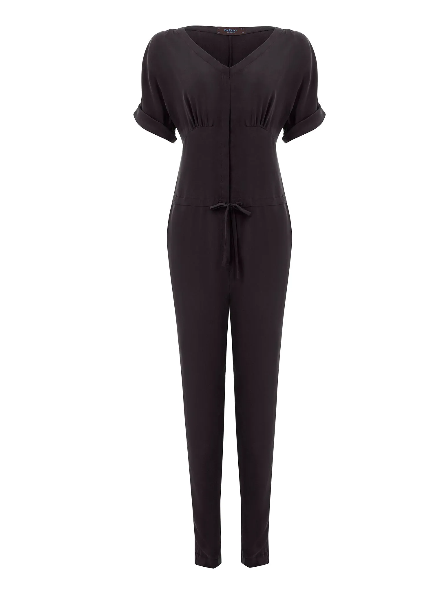 Acer | Draw-String Silk Jumpsuit
