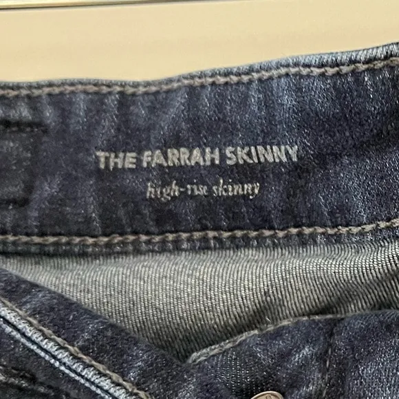 AG Adriano Goldschmied Farrah Skinny Jeans, Size 30R