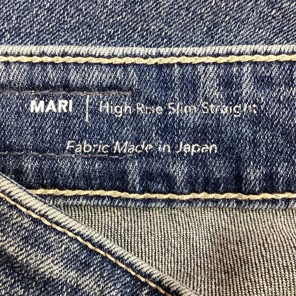 AG Adriano Goldschmied Mari High Rise Slim Straight  Jeans
