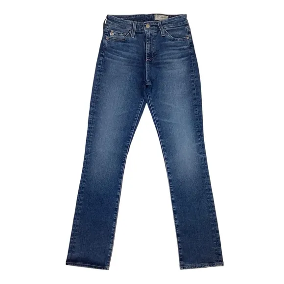 AG Adriano Goldschmied Mari High Rise Slim Straight  Jeans