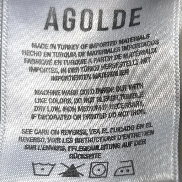 AGOLDE Jeans Lyle‎ Slim Straight Jeans Woman’s Size 26