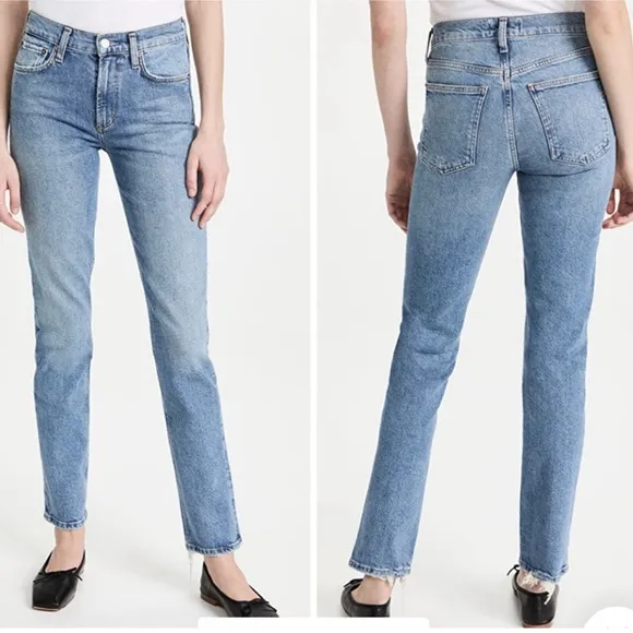 AGOLDE Jeans Lyle‎ Slim Straight Jeans Woman’s Size 26