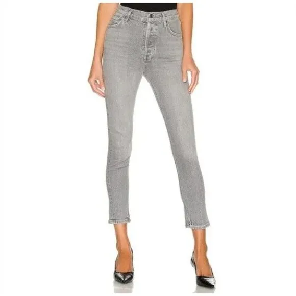 AGOLDE Nico High Rise Slim Fit Jeans in Chime Size 26
