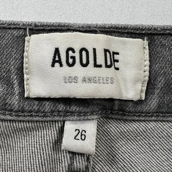 AGOLDE Nico High Rise Slim Fit Jeans in Chime Size 26