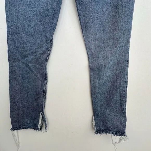 AGOLDE Nico High Rise Slim Jeans Headlines Women's Size 28 Button Fly