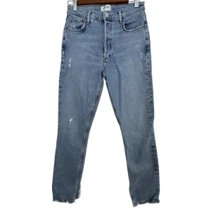 AGOLDE Nico High Rise Slim Jeans Headlines Women's Size 28 Button Fly
