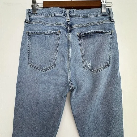 AGOLDE Nico High Rise Slim Jeans Headlines Women's Size 28 Button Fly