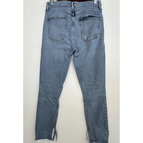 AGOLDE Nico High Rise Slim Jeans Headlines Women's Size 28 Button Fly