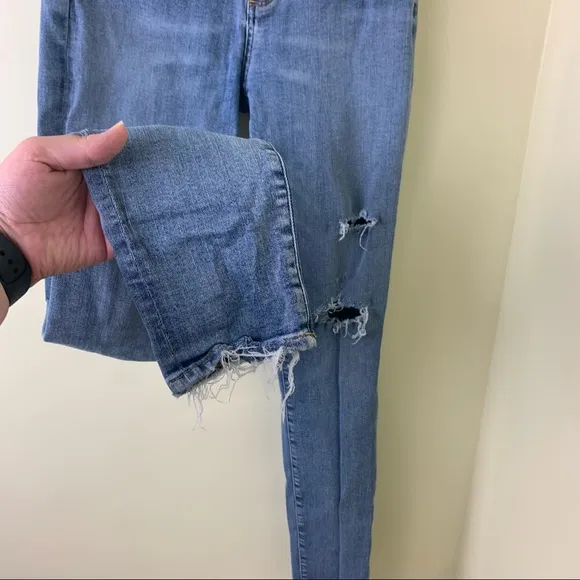 Agolde Sophie Hi-Rise Skinny Jeans in Beyond Blue Size 28