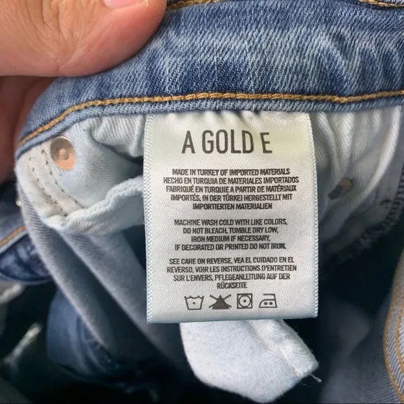 Agolde Sophie Hi-Rise Skinny Jeans in Beyond Blue Size 28