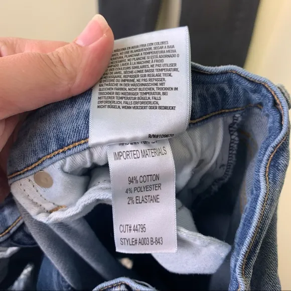 Agolde Sophie Hi-Rise Skinny Jeans in Beyond Blue Size 28