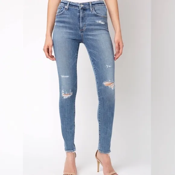 Agolde Sophie Hi-Rise Skinny Jeans in Beyond Blue Size 28
