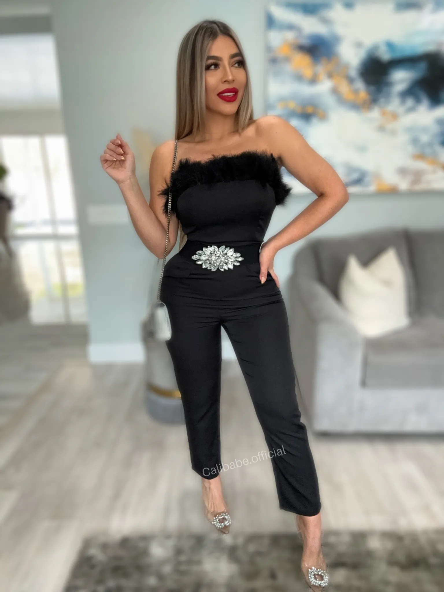 Ali Jumpsuit (Black )