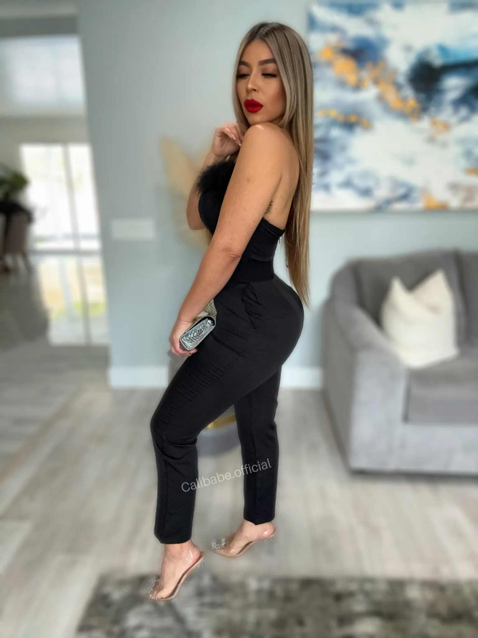 Ali Jumpsuit (Black )