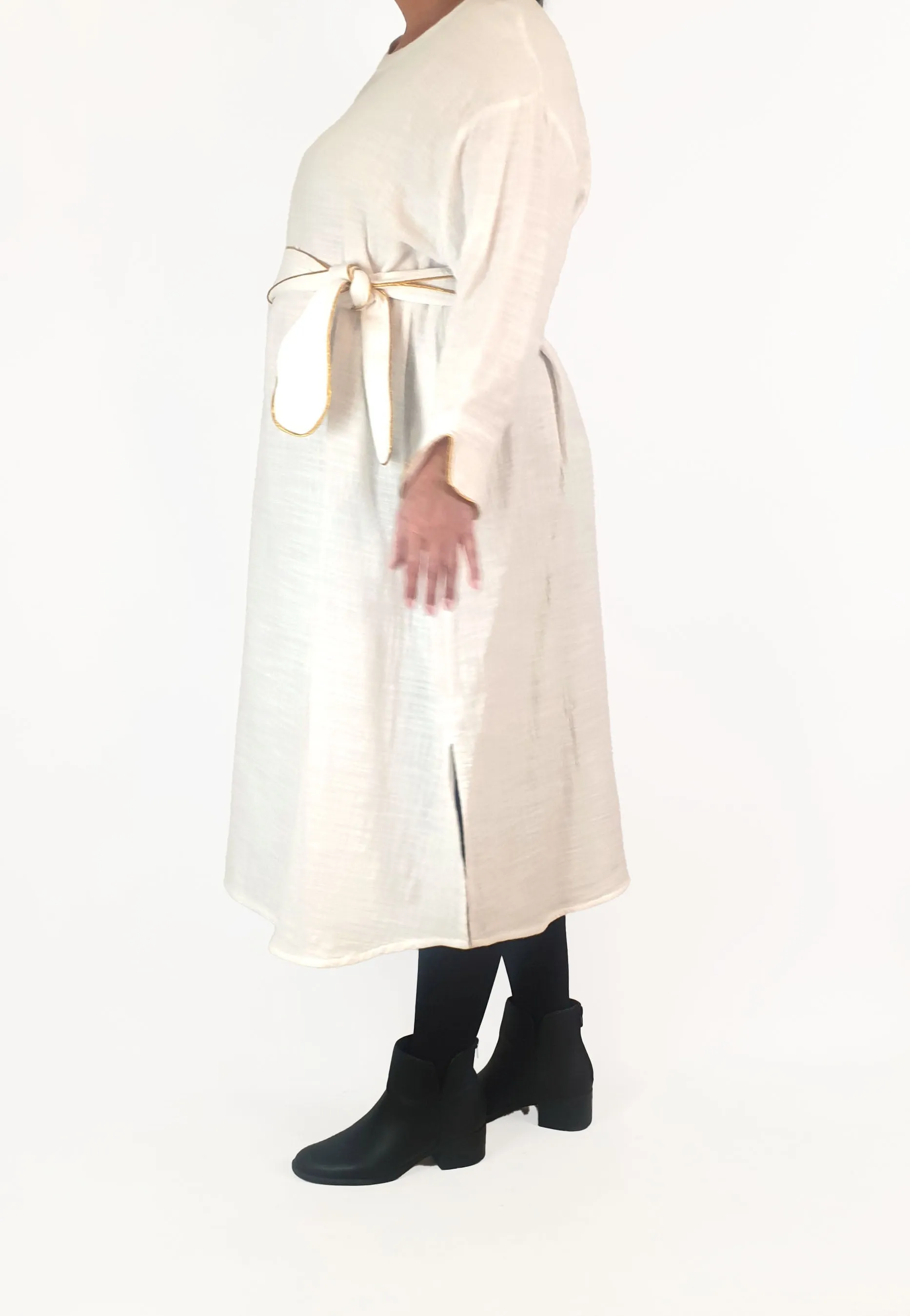 Always brand white cotton long sleeve dress size XL